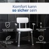 WEINBERGER Dusch- und Badestuhl der Serie Gratia mit Rückenlehne und Armlehnen/Senioren/rutschfest/höhenverstellbar/bis 150 k