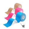 Kinesiotape,Strap Body Tape Bandes de Kinésiologie 5m x 5cm Soutien musculaire Soulager la douleur Ruban Adhésif Résistant à 