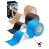 Kinesiotape,Strap Body Tape Bandes de Kinésiologie 5m x 5cm Soutien musculaire Soulager la douleur Ruban Adhésif Résistant à 