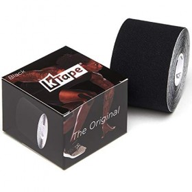 K-Tape® Black Rouleau simple, 5 cm x 5 m [Noir]