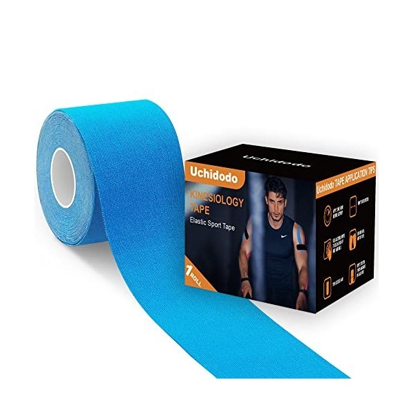 Kinesiotape,Strap Body Tape Bandes de Kinésiologie 5m x 5cm Soutien musculaire Soulager la douleur Ruban Adhésif Résistant à 