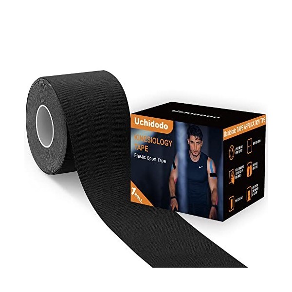 Kinesiotape,Strap Body Tape Bandes de Kinésiologie 5m x 5cm Soutien musculaire Soulager la douleur Ruban Adhésif Résistant à 