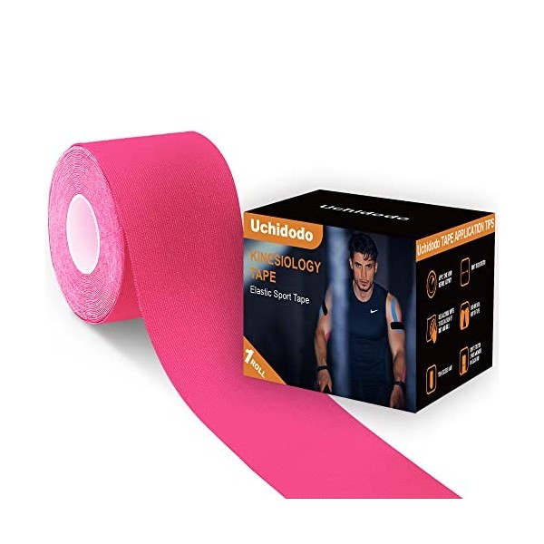 Kinesiotape,Strap Body Tape Bandes de Kinésiologie 5m x 5cm Soutien musculaire Soulager la douleur Ruban Adhésif Résistant à 