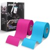 Dyroe Bandes de Kinésiologie,Kinesio Tape Rouleau 5m x 5cm, Kinesiology Tape étanche & élastique pour le sport pour les Muscl