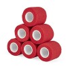 Sagafly 6 Rouleaux Bandage Autoadhésif Bande Cohesive 5cm x 450cm Cohésifs Sports Bande Elastiques Bandage Medical Vet Wrap p