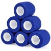 Sagafly 6 Rouleaux Bandage Autoadhésif Bande Cohesive 5cm x 450cm Cohésifs Sports Bande Elastiques Bandage Medical Vet Wrap p