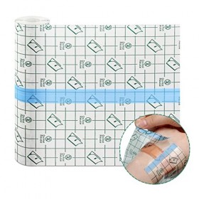 Dyroe Pansement Tatouage Waterproof 15cm x 3m Etanche, Bandage Transparent, Adhésif,Seconde Peau Ruban Médical, pour Sport, D