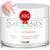 Saviland 30g Poudre Acrylique Pour Ongles Rosa - Poudre Acrylique Professionnelle pour Extension Acrylique ongle, Nail Art 3D