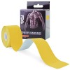 Bande Kinesiologie Tape, Lot de 4 Rouleau de 5m x 5cm, Kinesio Tape Imperméable Élastique Tape pour Sport & Physio,Kinesiolog