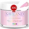 Saviland 30g Poudre Acrylique Pour Ongles Rosa - Poudre Acrylique Professionnelle pour Extension Acrylique ongle, Nail Art 3D