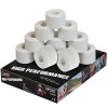 ALPIDEX 12 x Sport Tape 3,8 cm x 10 m Ruban Adhésif Sport Différente Couleurs Articulation Bandage Non Élastique Handball Foo