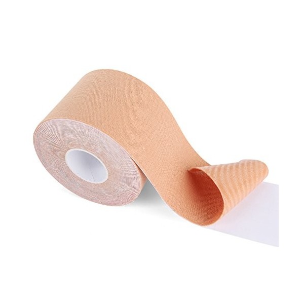 FITOP Bande de Kinésiologie Coton Rouleau 5cm X 5m Beige 