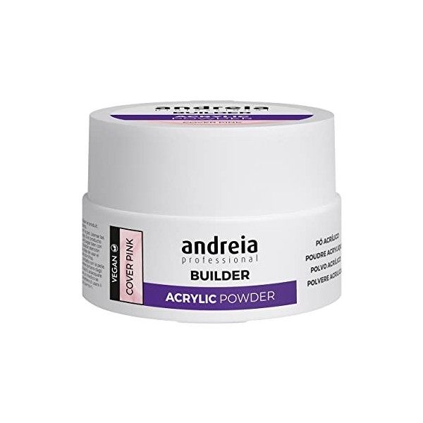 Traitement pour ongles Professional Builder Acrylic Powder Polvos Andreia Blanc 35 g 