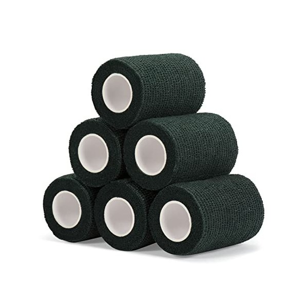 Sagafly Bandage Autoadhésif cohésifs Bandes 7,5 cm x 4,5 m, 6 Rouleaux Bandage Medical Elastique Bandage Animal Sports Bande 