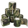 QiGui 8 Rouleaux Bande Cohésive Camouflage Bandage Autoadhésif Cohésifs Camo Ruban Auto-adhésif Elastiques Bandage Médical Ba