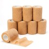 SUPERBE Bandage Autoadhésif Bande Cohésive 7.5cm X 4.5m , 8 Rouleaux d’élastiques Bandage, Sports, Poignets & Chevilles