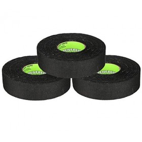 Renfrew Scapa rubans, tissu, hockey sur bande 3-pack, Large de 2,5&nbsp;cm Choix de couleur , Black XT, 18m 3-Pack 