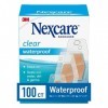 3M Nexcare Waterproof Bandages 100/Pkg-Assorted Sizes