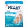 3M Nexcare Waterproof Bandages 100/Pkg-Assorted Sizes