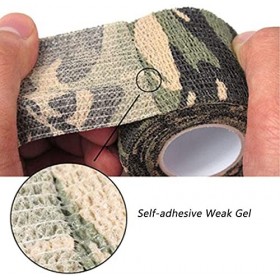 dancepandas Auto-adhésif élastique Bandage Wrap Bande cohésive Bandages, 12 Rouleaux Bandage Bande,Sports Bande,Cheville Band