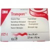 Transpore Surgical Tape by the Box, 1" Box of 12 Rolls 