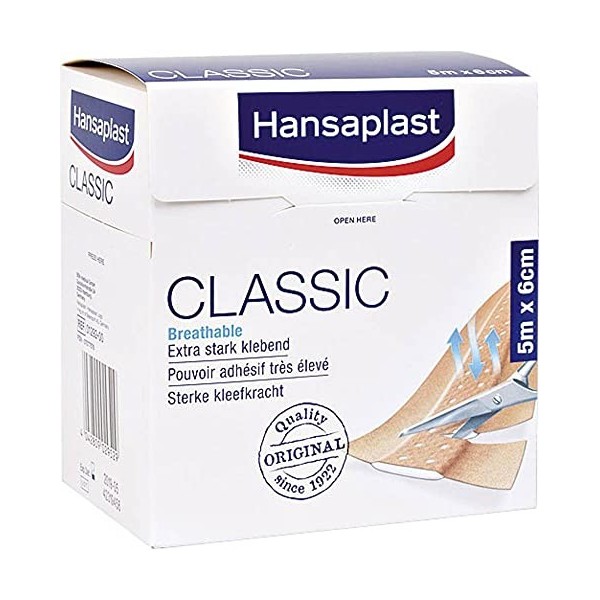 Hansaplast Classic Standard 5 m x 6 cm