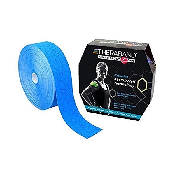 Thera-Band Kinesiology Tape XactStretch, 31,4 m x 5 cm, schwarz/grau