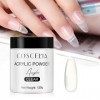 COSCELIA 1 Pots Poudre Acrylique claire 120g Nail Powder Ongle pour Allonger les Ongle poudre acrylique pour ongles