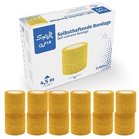 Sofex Fix Bande Cohésive Bandage Autoadhésif Cohésifs Sports Bande Auto-adhésif Elastiques Bandage Médical Bande Adhésifs Pan