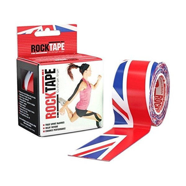 RockTape Homme Rose RockTape bande Kin siologique Mixte Adulte Hot Pink 5cmx5m, rose, 5cm x 5m EU