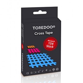 TOREDOO Cross Tape Lot de 154 pansements pour Acupuncture - Petit Format Type A B C