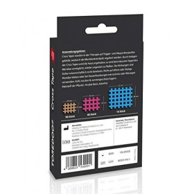 TOREDOO Cross Tape Lot de 154 pansements pour Acupuncture - Petit Format Type A B C