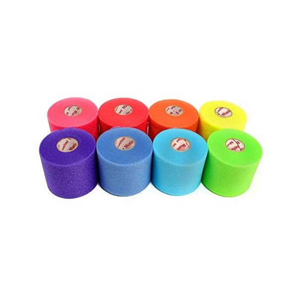 MUELLER arc-en-pack sport pré-wrap 8 couleurs! , 30 yards, arc en ciel