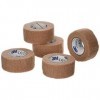 3M Coban Lot de 5 rouleaux de papier adhésif Marron clair 2,5 cm x 4,7 m