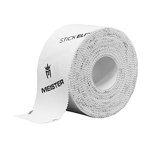 Meister Stickelite Ruban dathlétisme Professionnel en Tissu poreux - 13,7 m X 3,8 cm - Noir - 2 Rouleaux