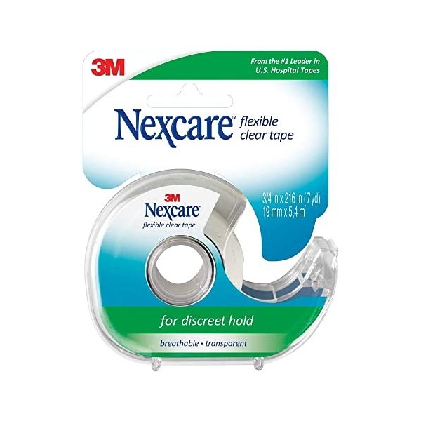 3M Nexcare Clear First Aid Tape 2/Pkg-20Yds