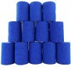 Inksafe Lot de 12 bandages cohésifs auto-adhésifs bleus 7,5 cm x 4,5 m – Utilisations : bandage vétérinaire, ruban adhésif po