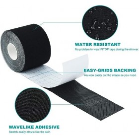 2 Rouleaux Bandage Autoadhésif Cohésifs, Bande Cohesive Bandages Autoadhésifs Cohésifs Bande de Kinésiologie de Sport pour le