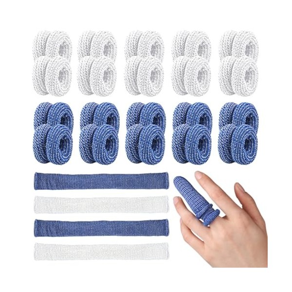 RGZD Bandages pour Doigts - 20 pièces de Bandages tubulaires de Premiers Secours pour Les Doigts en Cas dentorses et denflu