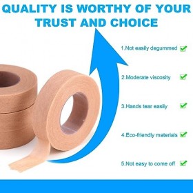 4 Rouleaux de ruban chirurgical microporeux 1.25cm x 9.14m Adhésif Médical Flexible Skin Tape Breathable Nose Gauze Bandages 