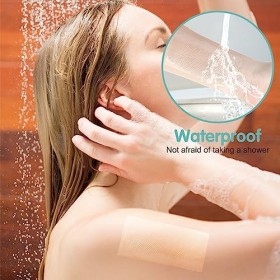 Pansements imperméables pour plaies - 5 m x 5 cm - Rouleau de film transparent pour tatouage - Soins post-soins de la seconde