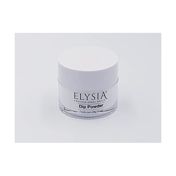 ELYSIA - Pure white - Dip powder 28g poudre blanche pour french manucure & baby boomer