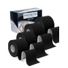 Lychee Kinésiologie Tape 4 rouleaux , bande de sport élastique thérapeutique imperméable pour soulager la douleur 5 cm x 5 m