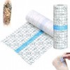 Lot de 2 bandages imperméables pour tatouage, 15 cm x 2 m, bandages adhésifs transparents imperméables, pansements transparen