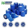 Pack 16 - Bandage Autoadhésif - Bande cohesive - 5 cm de largeur x 4,5 m de longueur - Bande Auto Adhesive - Strap Doigt - Bo