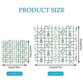 Transparent Pansement Bandage 50 Pièces Transparent Adhésif Médical Bandage Transparent Fixateur De Pansement Tatouage Bandag