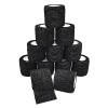 12 Rouleaux Bandage Autoadhésif 5 cm x 4.5 m Bande Cohésive Elastique non Tissées Medical Premiers Secours Bandage, pour Poig