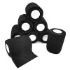 8 Rouleaux Bandage Autoadhésif Bande Cohésive Elastique Compresses non Tissées Strapping Sparadrap pour Poignet Genou Chevill