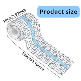 Pansement Transparent Imperméable, Rouleau de 10cm*10m de Pansement de Douche, Pansement Imperméable à lEau, Pansement Adhés