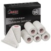 ALPIDEX 6 Rouleaux Bande Cohésive 10 cm x 4,5 m Bandage Autoadhésif Plusieurs Couleurs Bande Auto Adhésif Strap Doigt Chevill